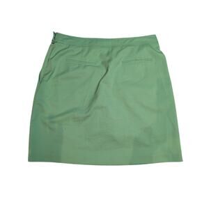 Fairway & Greene Womens Skort Green Golf Inner Brief Skirt Side Zip Size 8